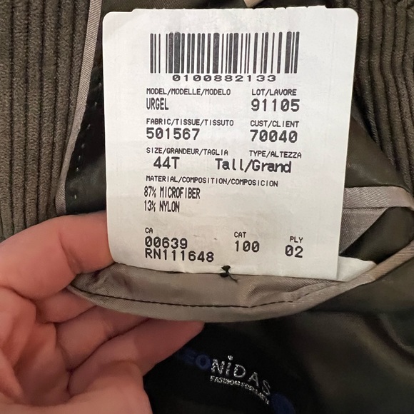 Men’s brown corduroy button down jacket - Picture 4 of 6